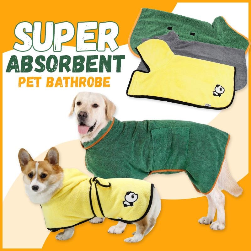 Dog bathrobe