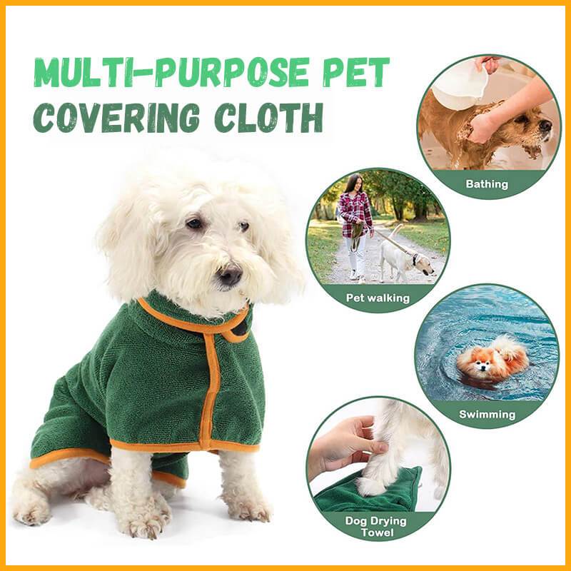 Dog bathrobe